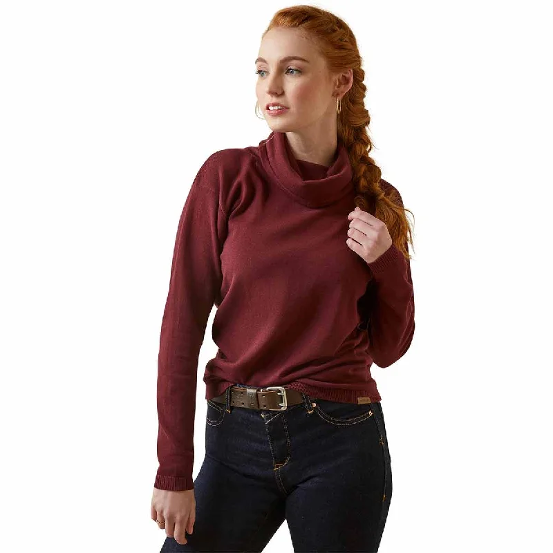 Ariat Women's Lexi Sweater Cable Knit Ribbed Knit Lace Knit