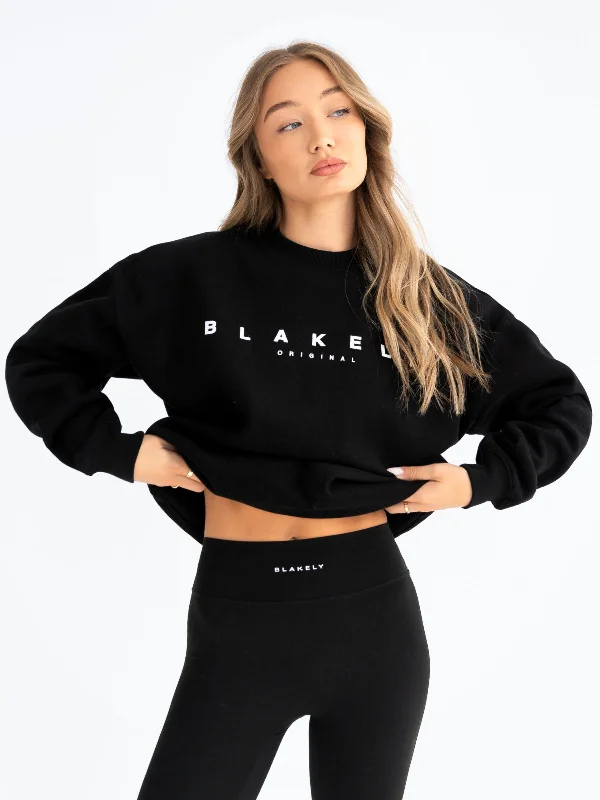 Composure Oversized Sweater - Black