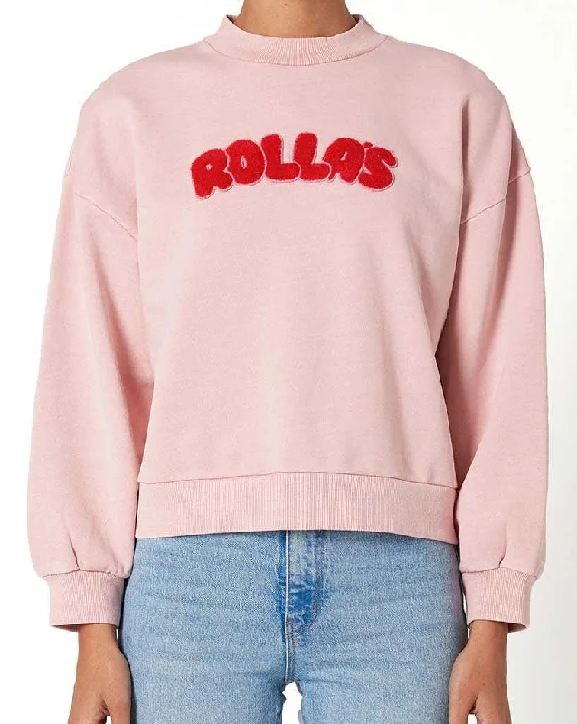 Bubble Logo Slouch Sweater Jersey Fabric Tulle Fabric Batik Fabric