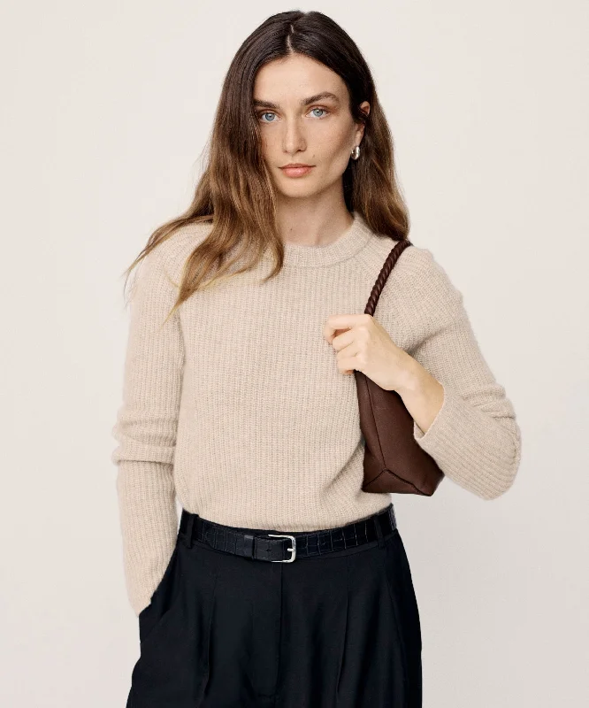 Cashmere Fisherman Sweater Soft Cozy Warm