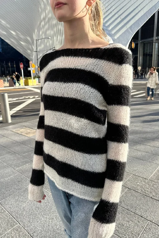 Colette Striped Sweater Slim Fit Regular Fit Oversized