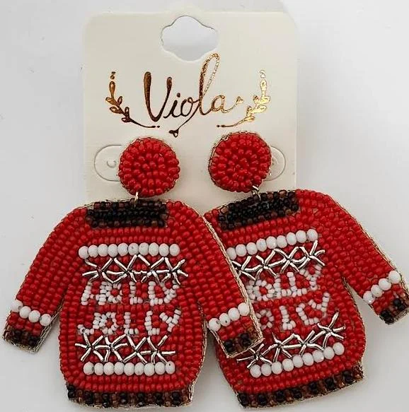 Earing's Christmas Sweater Red/White RT136556RD Faux Fur Fabric Real Fur Fabric Shearling Fabric Earing's Christmas Sweater Red/White RT136556RD Faux Fur Fabric Real Fur Fabric Shearling Fabric