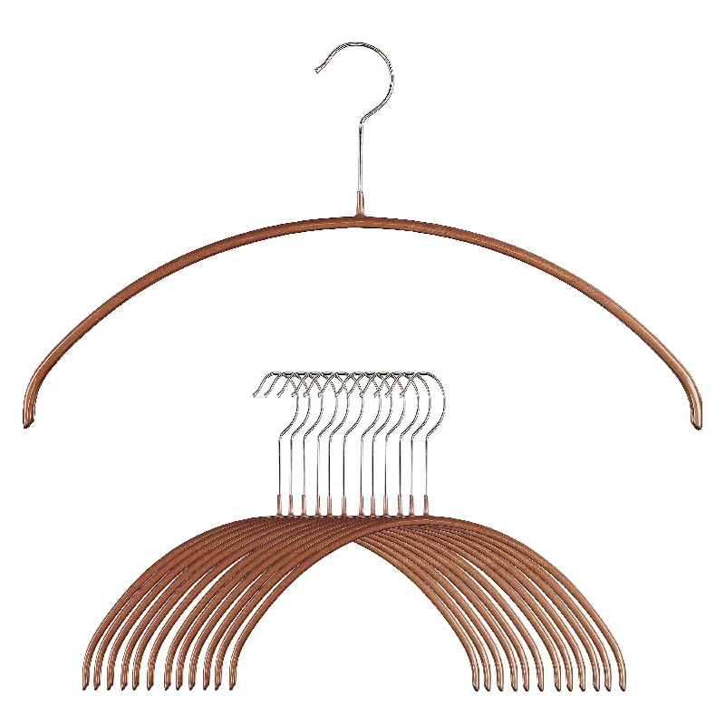 Euro Shirt, Sweater, Steel Non-Slip Clothing Hanger, Narrow Width, Model 36-P, Copper Casual Formal Business Euro Shirt, Sweater, Steel Non-Slip Clothing Hanger, Narrow Width, Model 36-P, Copper Casual Formal Business