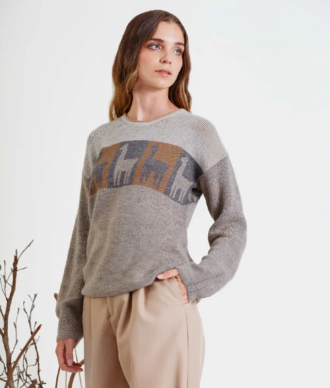 Followed Reversible sweater Bright Pastel Dark