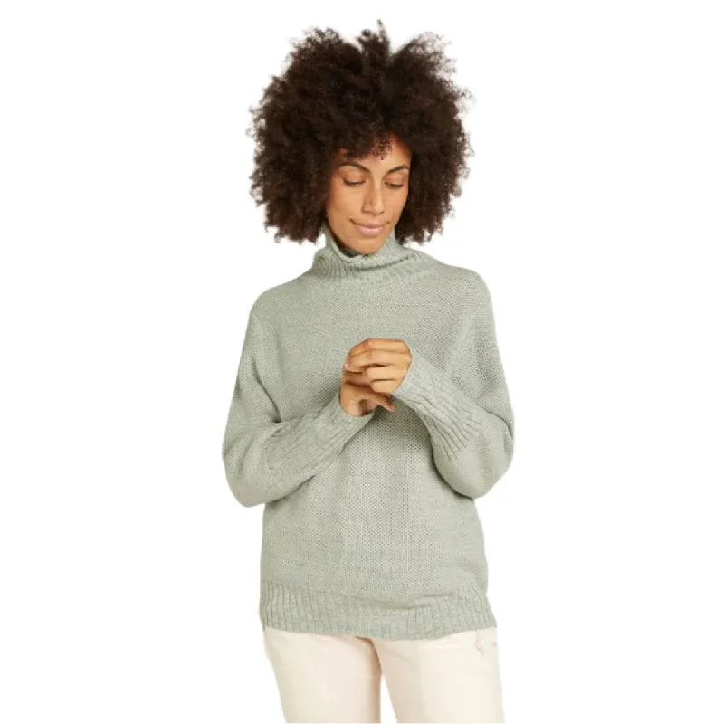 Seevista Funnel Neck Sweater Beaded Sweater Sequined Faux Fur