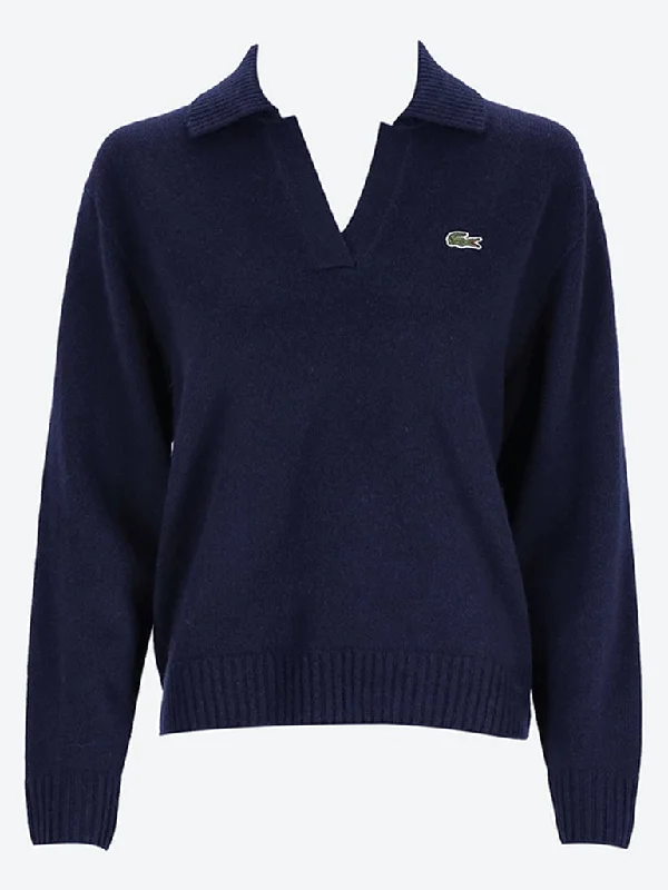Cashmere sweater Chenille Brocade Lace