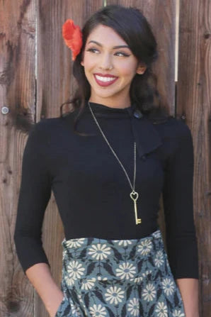 Leonora Sweater in Black by Effie’s Heart Layered Multi-layer Single Layer