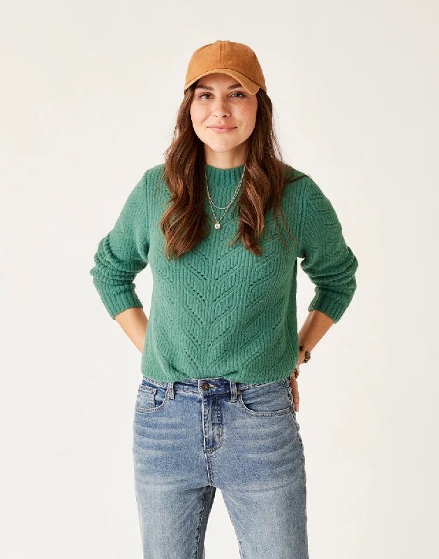 Monroe Sweater: Forest Oversized Loose Flowy