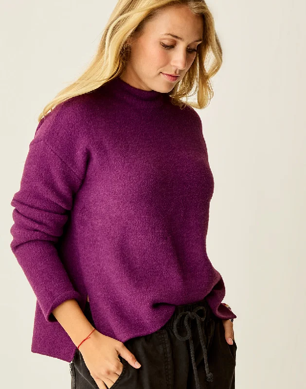 Olivia Plush Sweater: Nirvana Stretchy Elastic Breathable