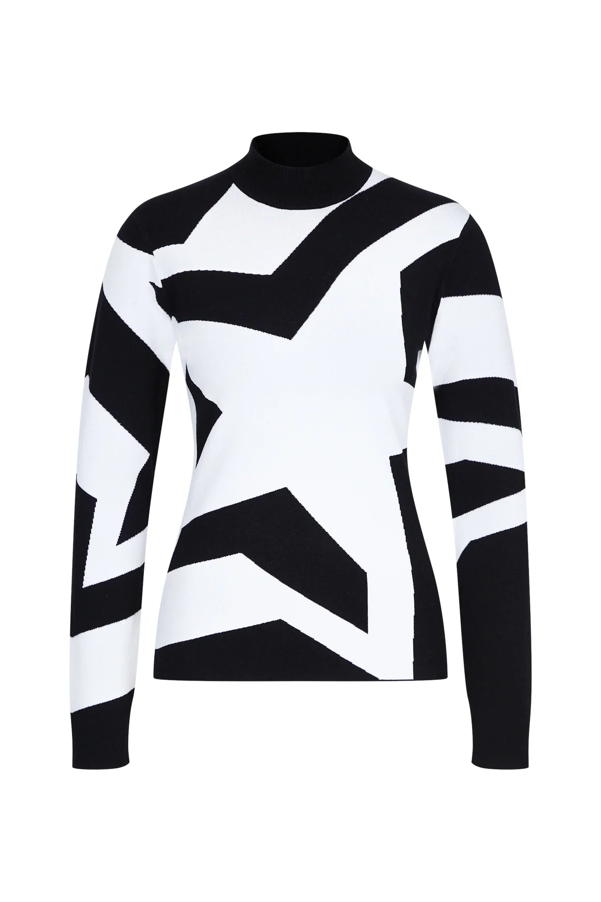 Star Knit Sweater Stylish Fashionable Trendy