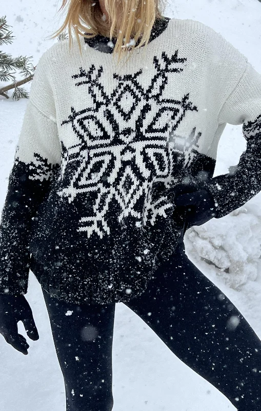 Stowe Sweater ~ Snowflake Knit Chenille Fabric Brocade Fabric Lace Fabric