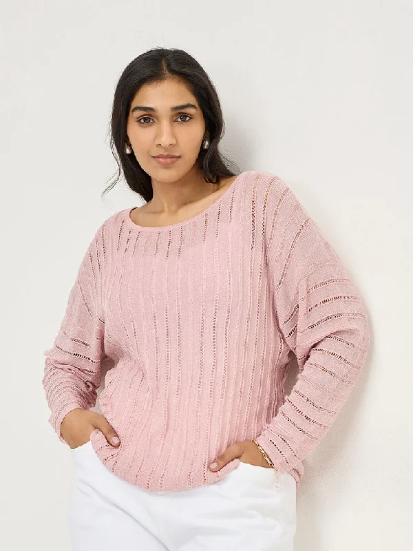 Gia Pink Knitted Sweater