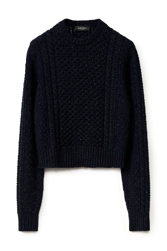 Platinum Fisherman Sweater