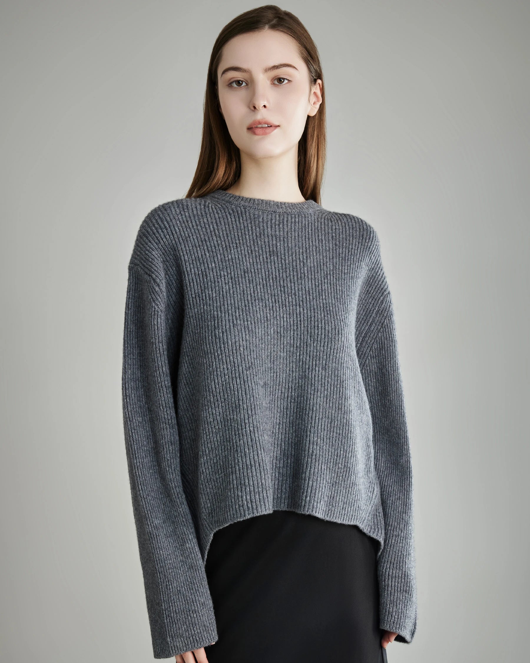 Women's Relaxed Crewneck Cashmere Sweater